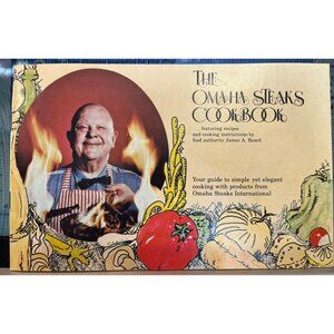 Vtg 1975 The Omaha Steaks Cook Book Featuring Recipes and Cooking Instructions